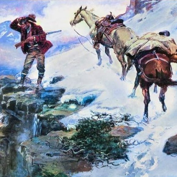 New & Sealed Old West Charles Marion Russell Cowboy Jigsaw Puzzle 18' x 24" Gift - Picture 7 of 7